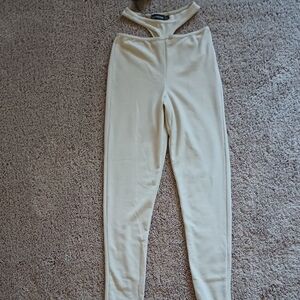 Oatmeal Cut Out Leggings